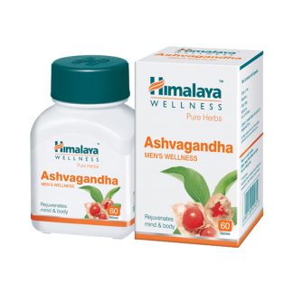 Ашвагандха, улучшает работу мозга, повышает память, работоспособность, 60 таблеток, Ashwagandha, Himalaya Herbals