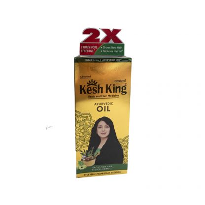 Аюрведическое масло для поврежденных волос Кеш Кинг,100 мл, Ayurvedic Medicinal Oil Kesh King, Индия