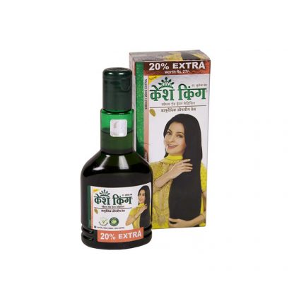 Аюрведическое масло для поврежденных волос Кеш Кинг,100 мл, Ayurvedic Medicinal Oil Kesh King, Индия