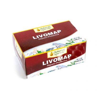 Ливомап, печень, 100 таб., Livomap, Maharishi