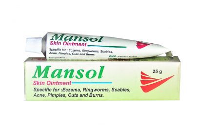 Мазь при дерматологических заболеваниях Мансол, 25 г, Mansol