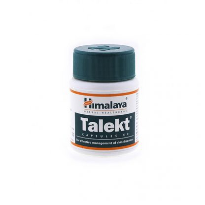 Талект, заболевания кожи и дерматит, 60 капсул, Talekt, Himalaya, Индия