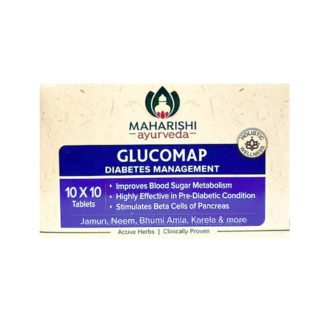 Глюкомап, для снижения уровня сахара, 100 таб, Glucomap, Maharishi Ayurveda, Индия